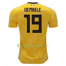 Günstige Fußballtrikots Belgien Dembele 19 WM 2018 Auswärts-trikot kaufen